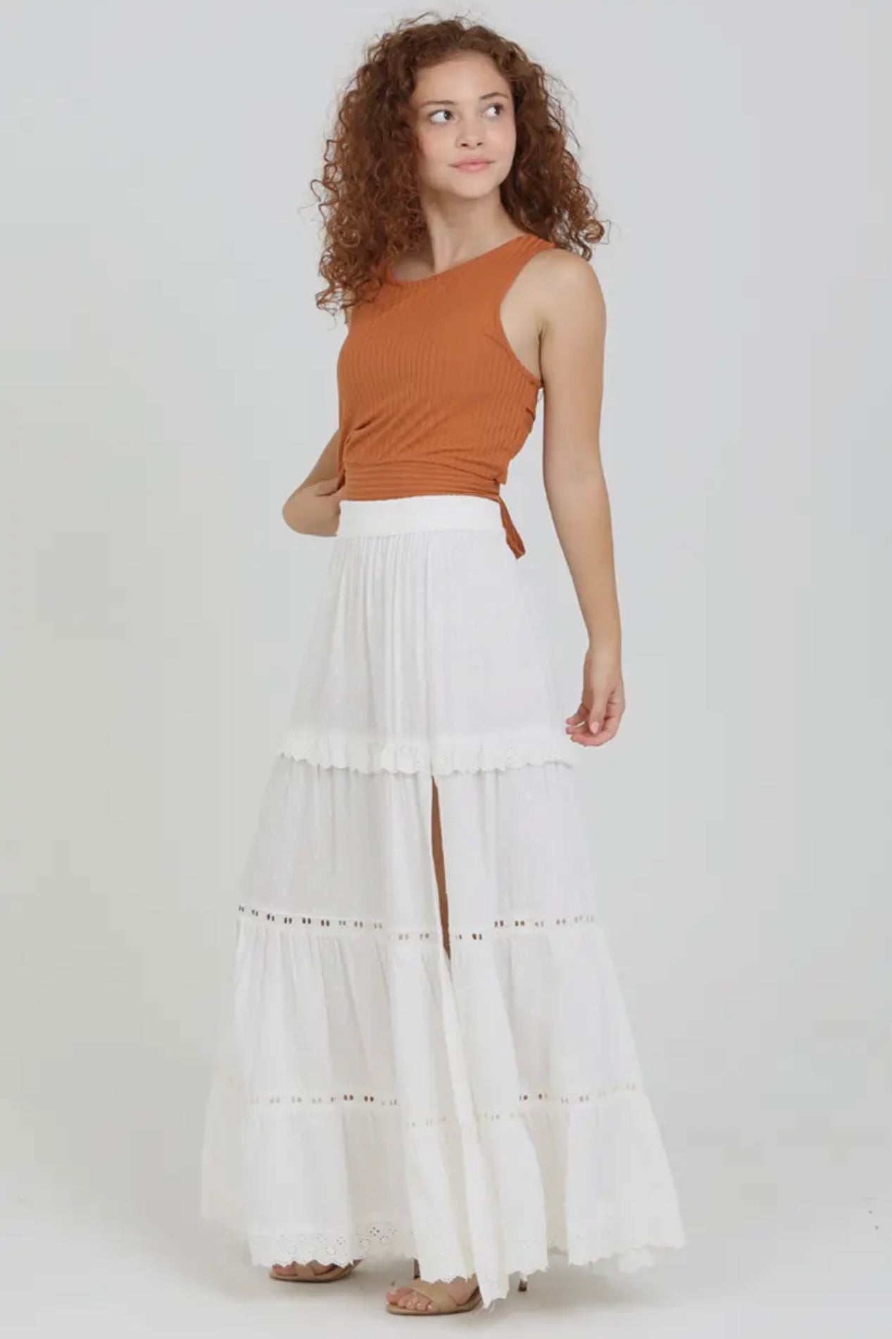 Tiered Maxi Skirt