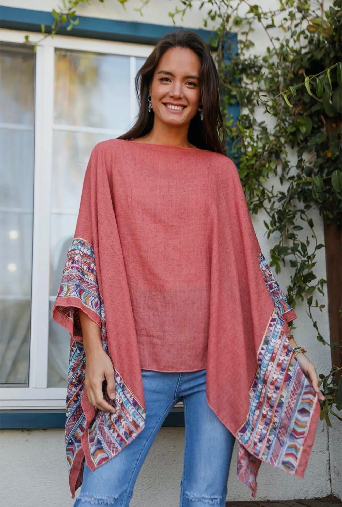Geometric Embroidered Tunic