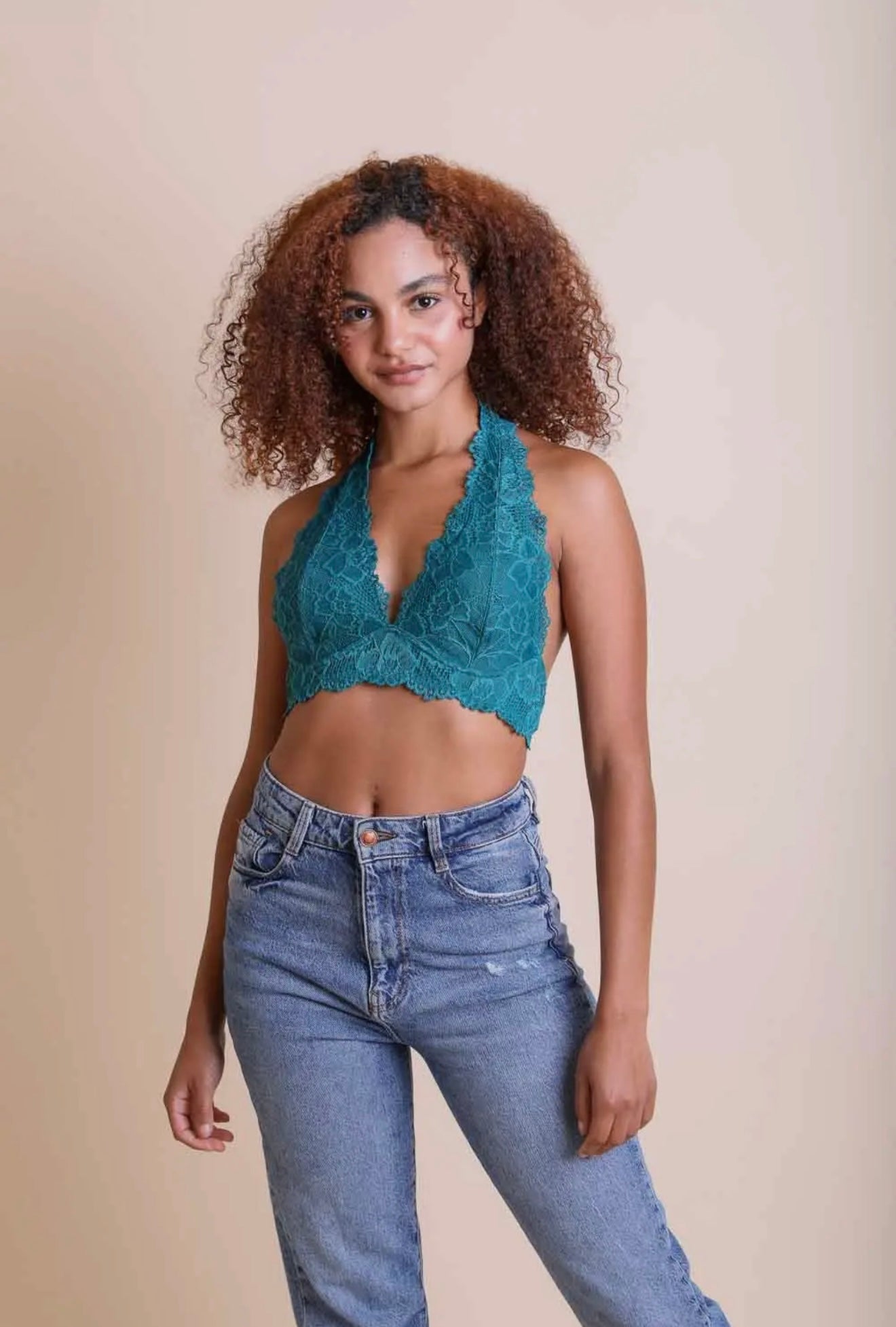 Lace Halter Bralette