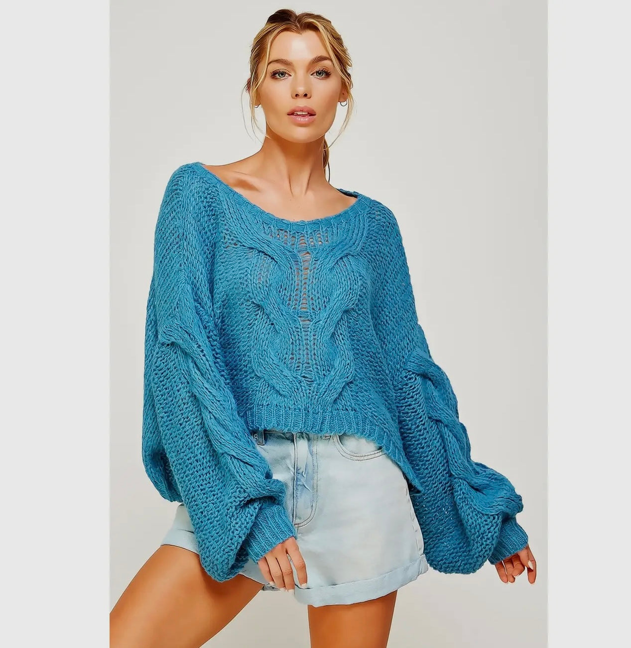 Chunky Cable Knit Sweater