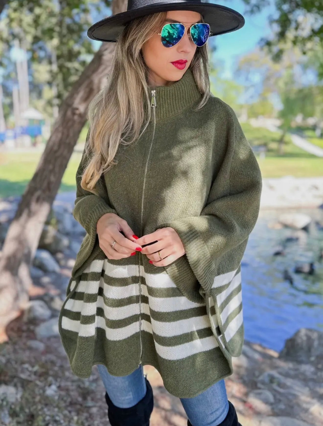 Zip Up Cardigan