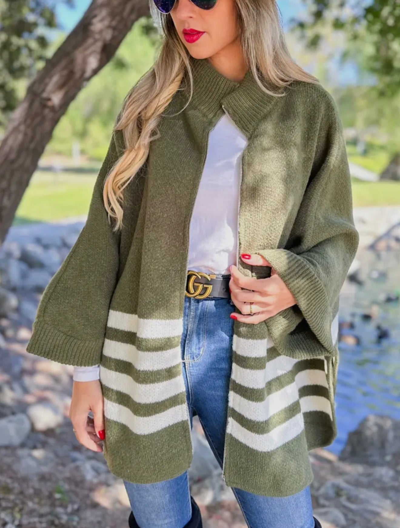 Zip Up Cardigan