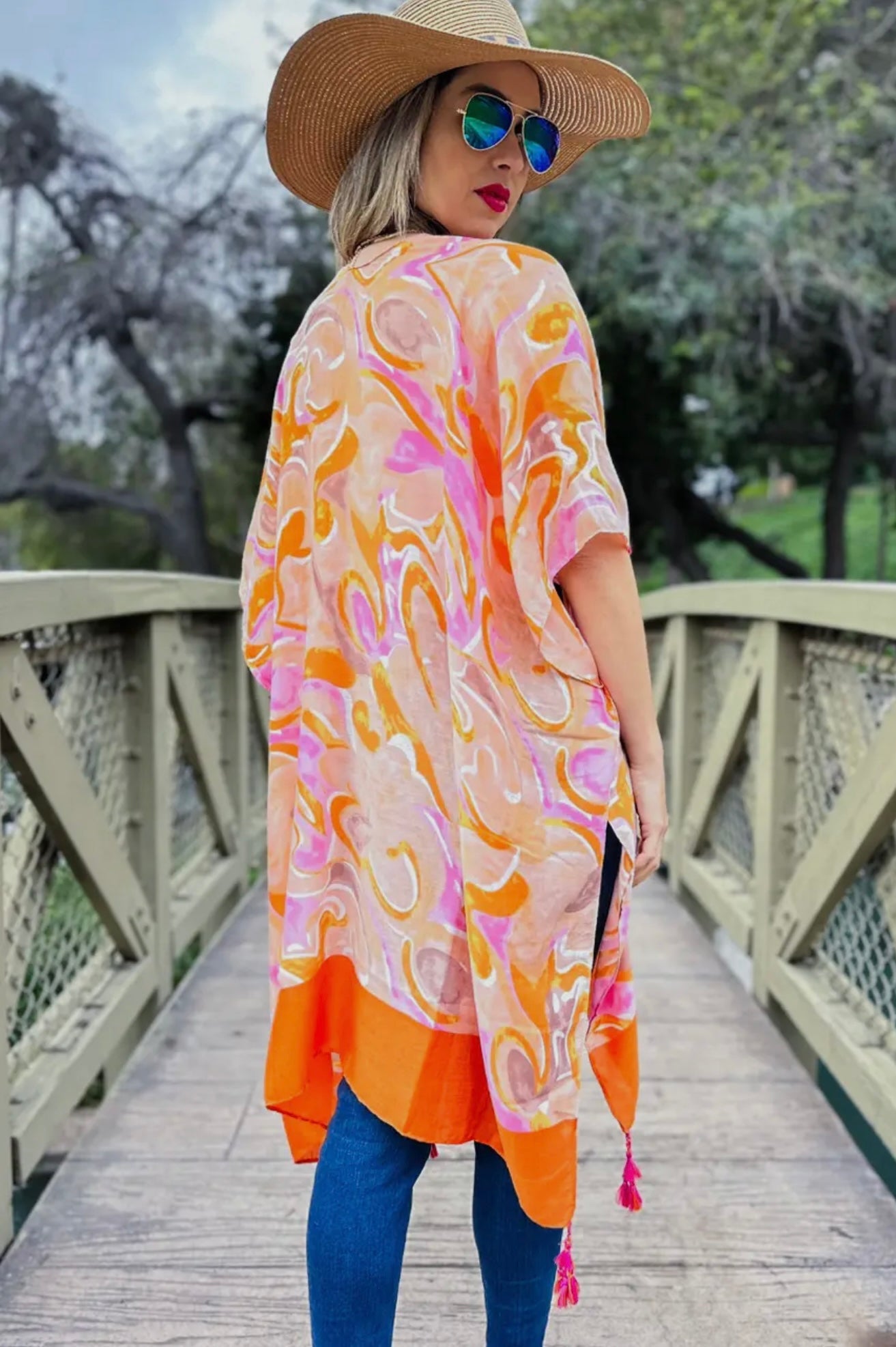 Printed Kimono