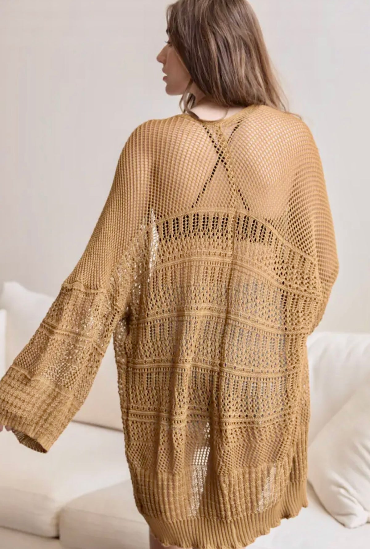 Cozy Open-Front Knit Cardigan