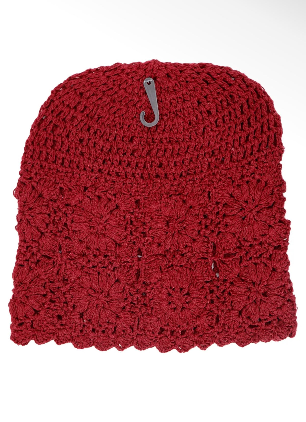 Crochet Floral Knit Sloughy Beanie-6 Colors