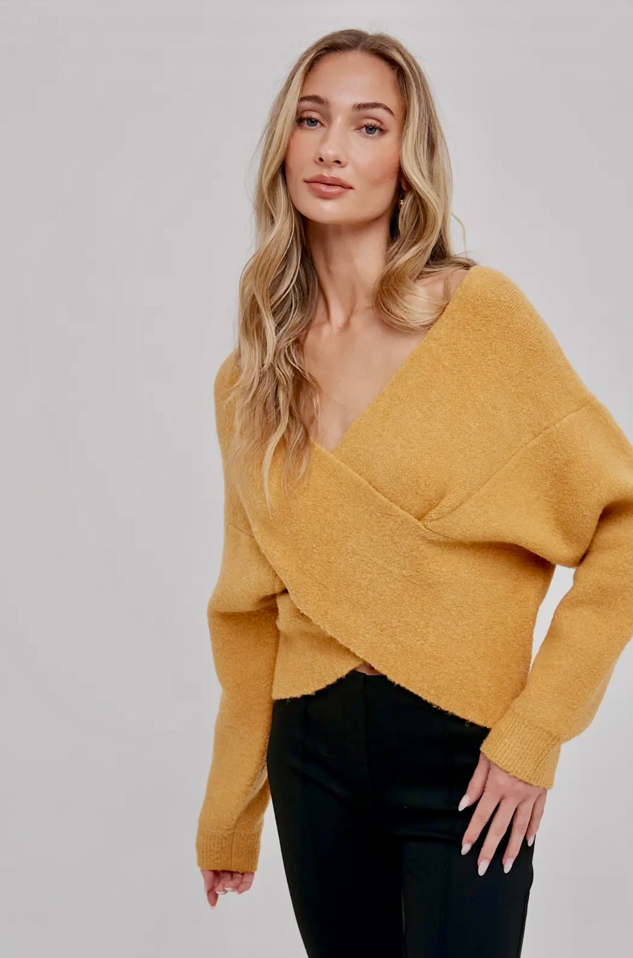 Wrap Knit Sweater