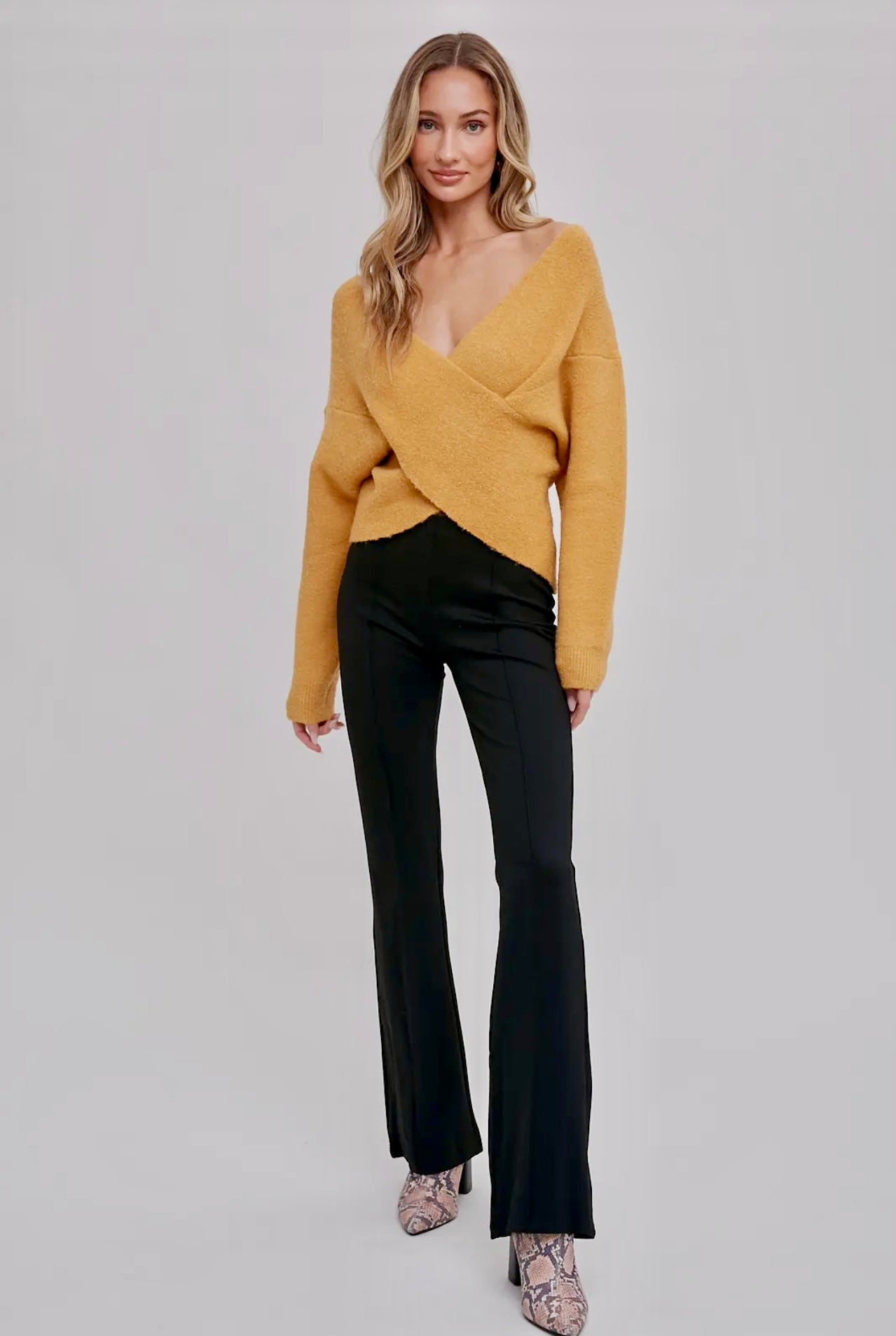 Wrap Knit Sweater