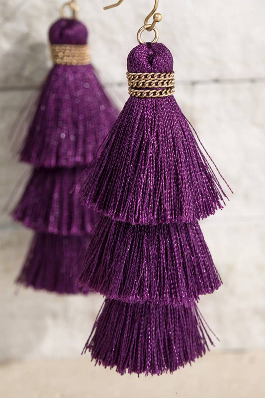 Tier Tassel Earrings