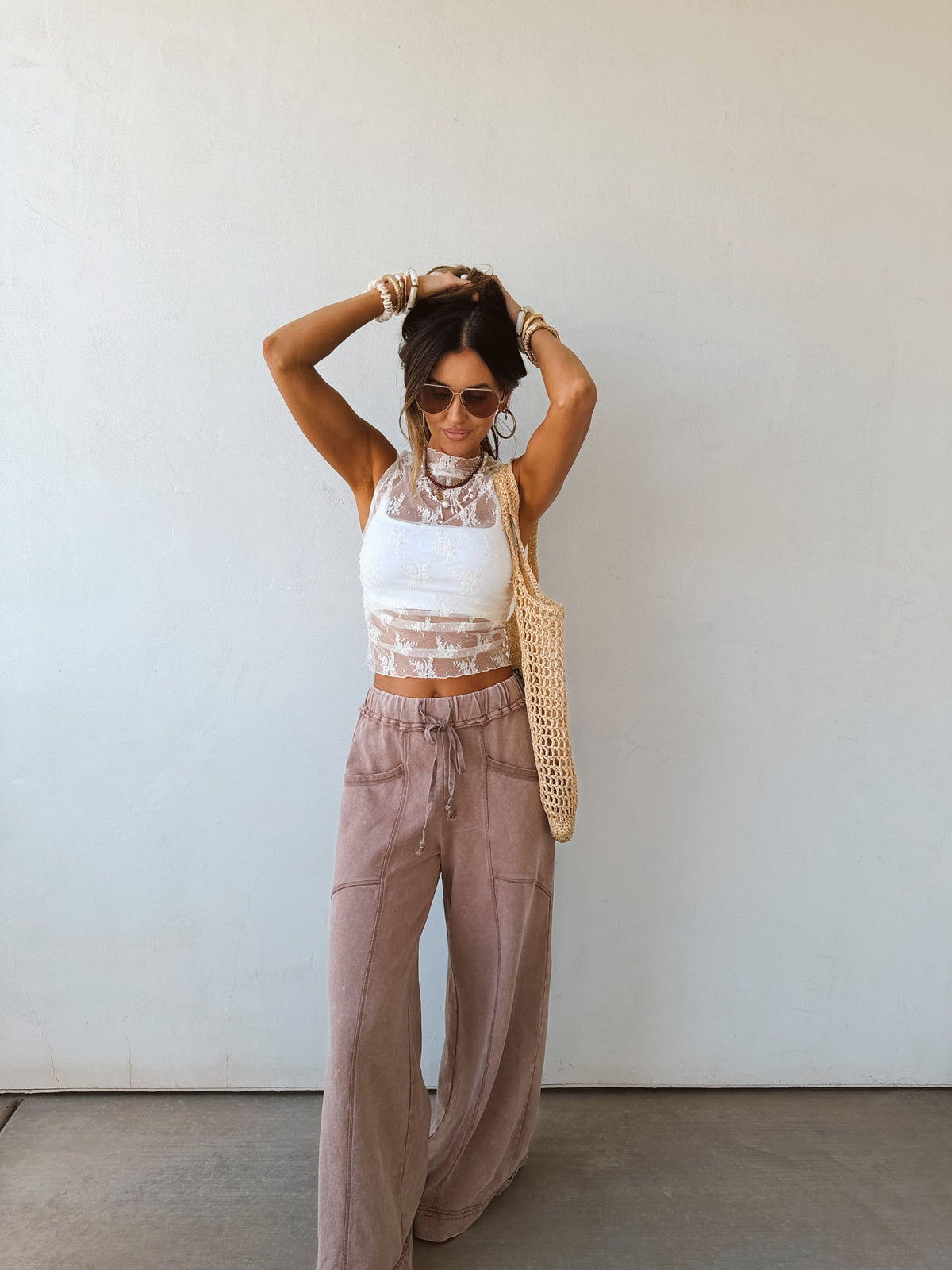 Sheer Lace Tank 3 colors