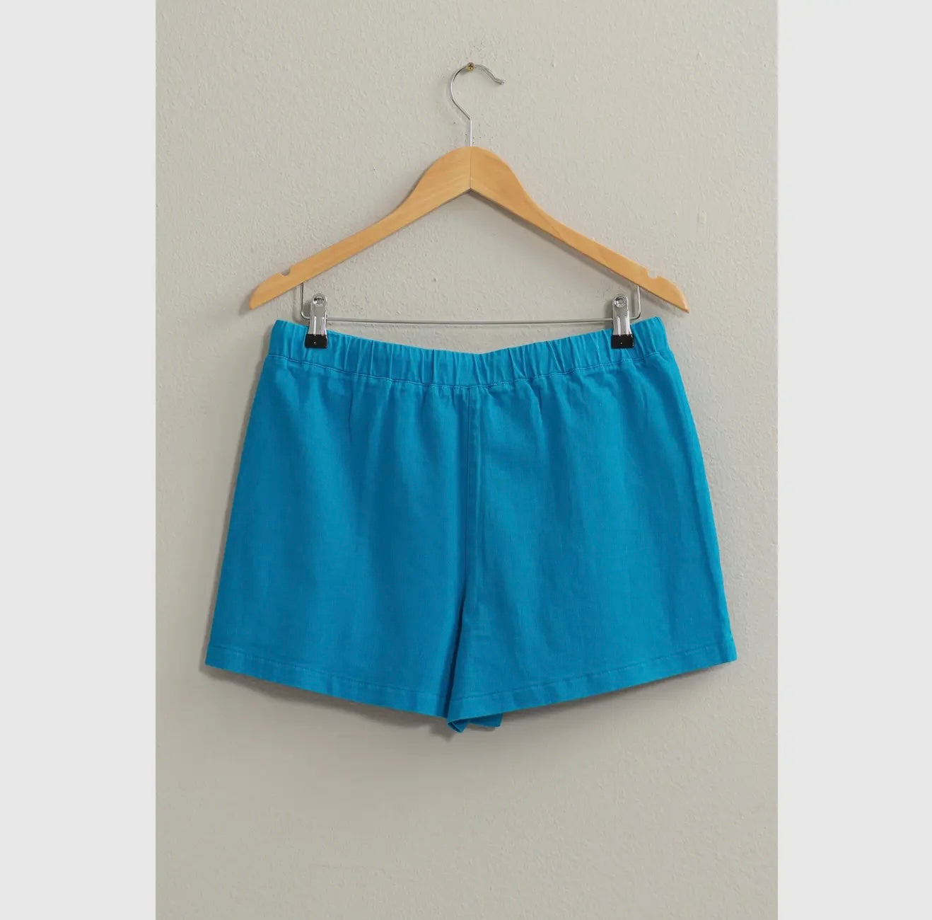 Drawstring Shorts- Blue