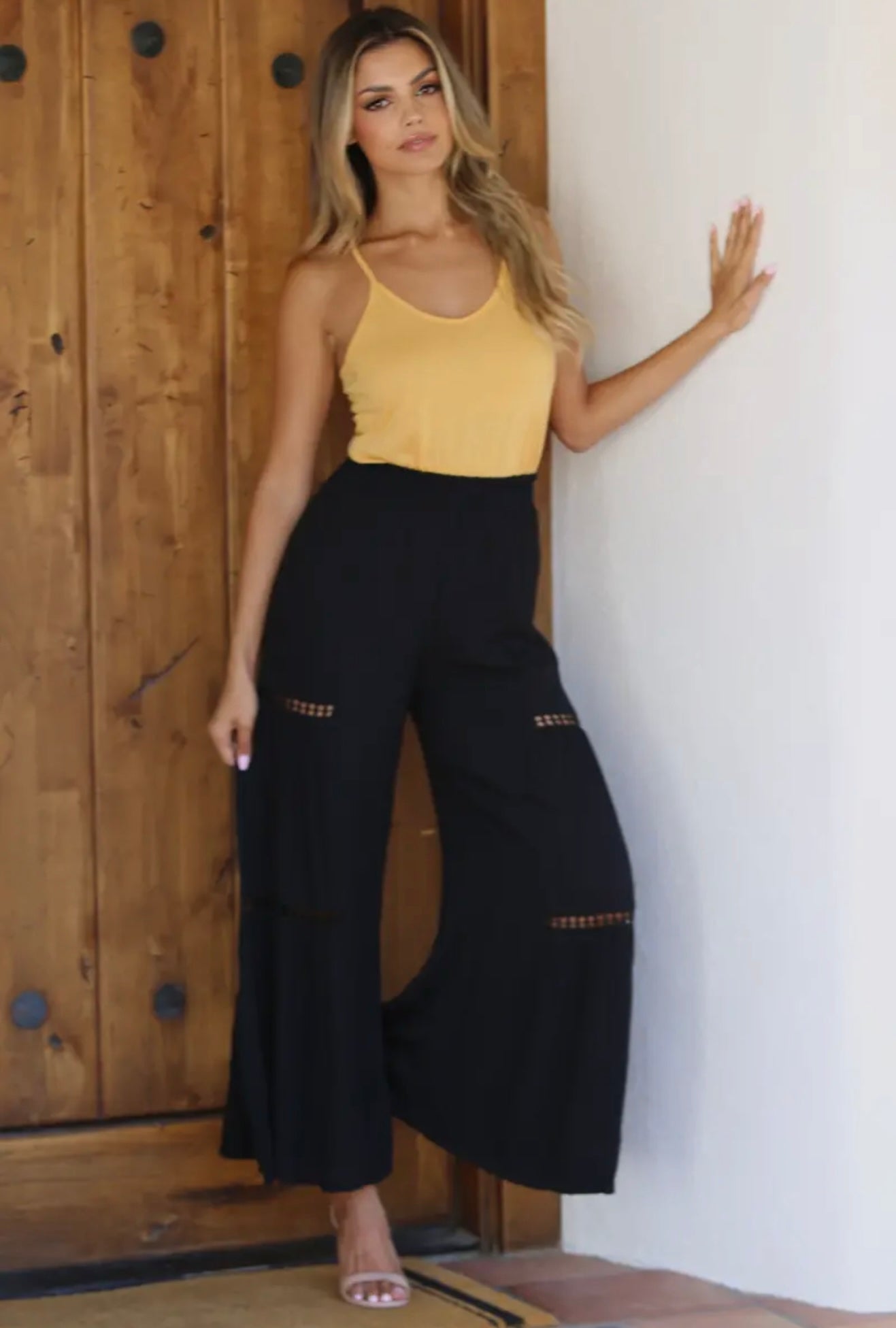 Wide Leg Boho Pants