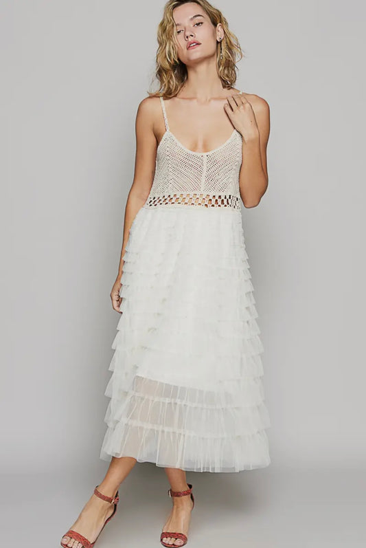 Lace Ruffle Dress