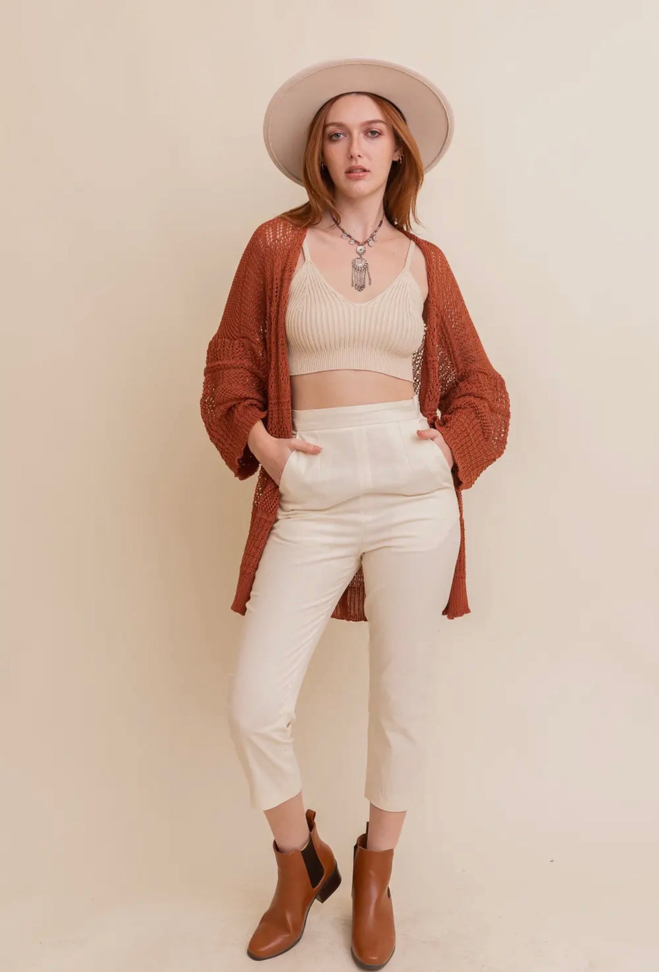 Cozy Open-Front Knit Cardigan