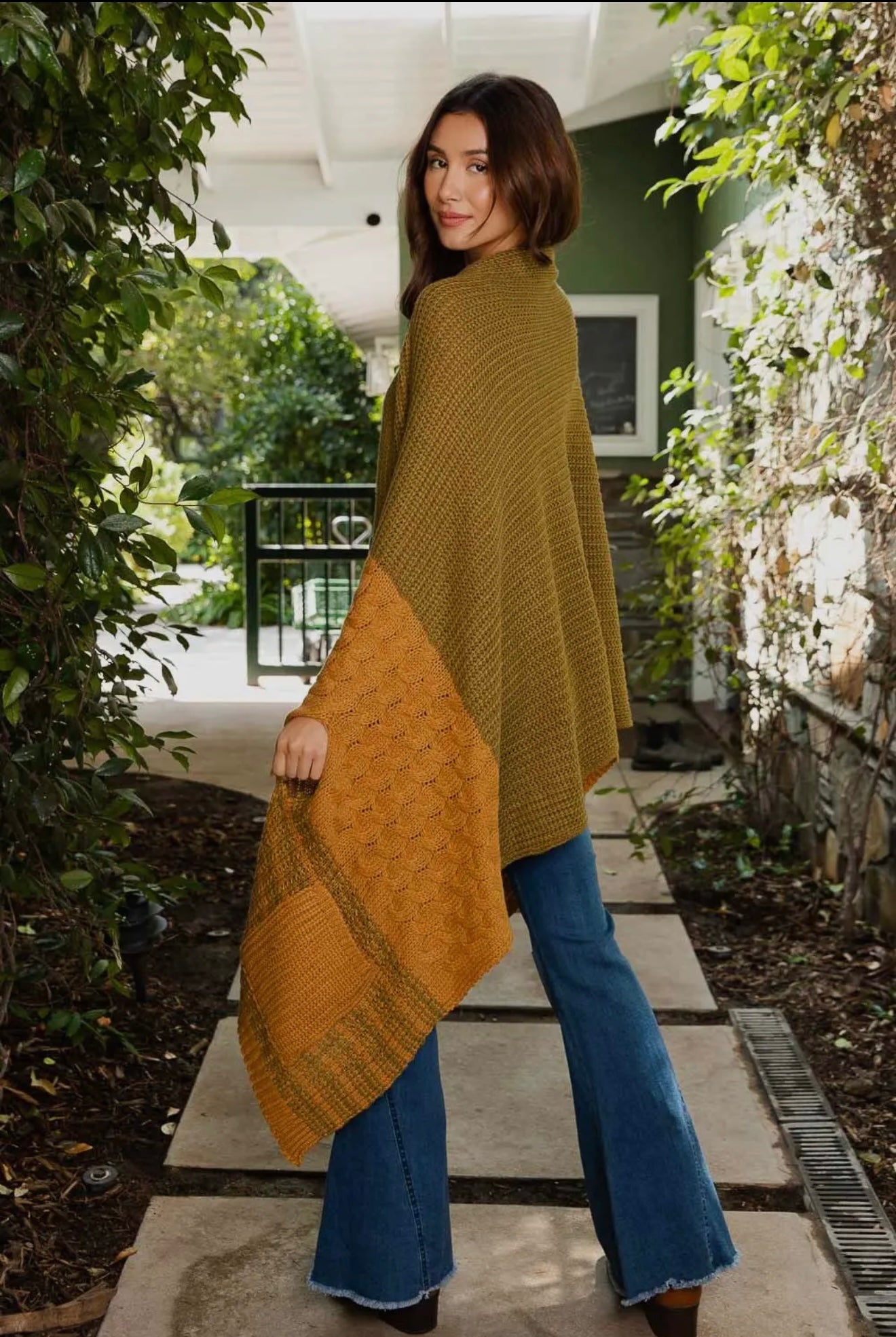 Two Toned Cardigan Wrap