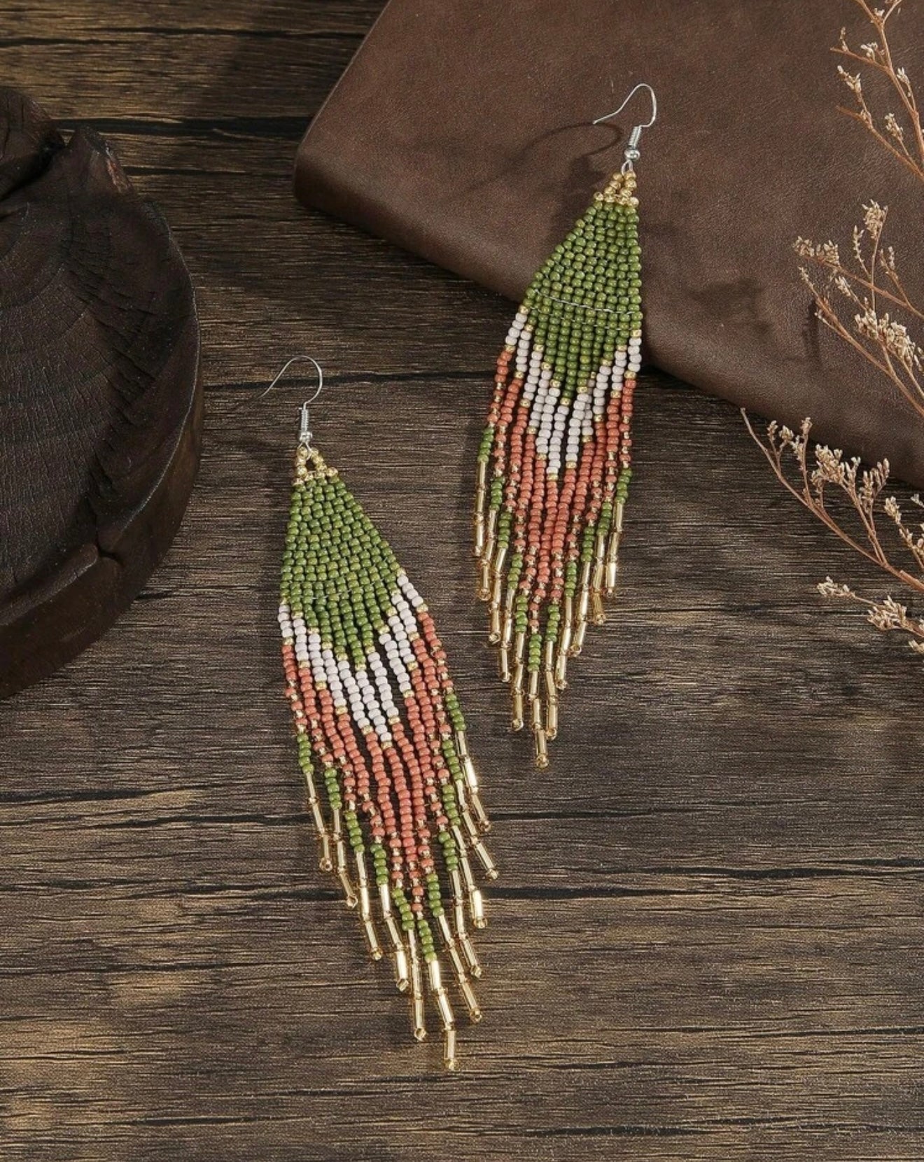Beaded Dangle Earrings