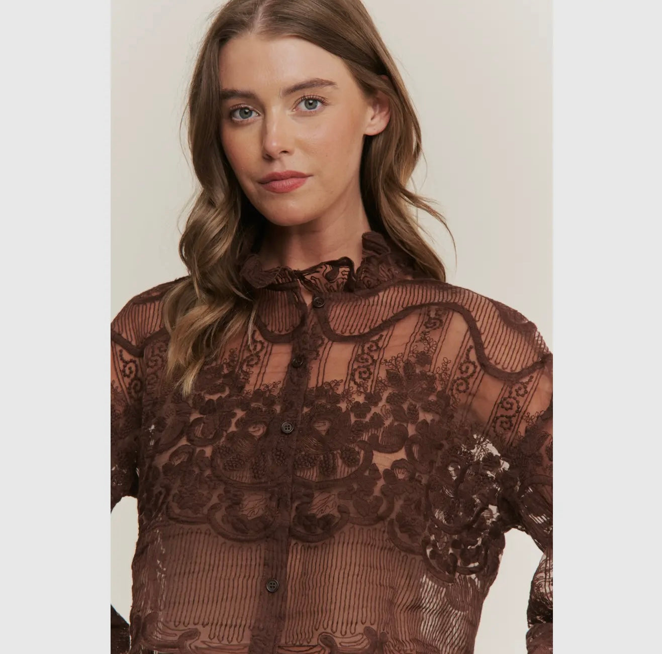 Chic Embroidery Top