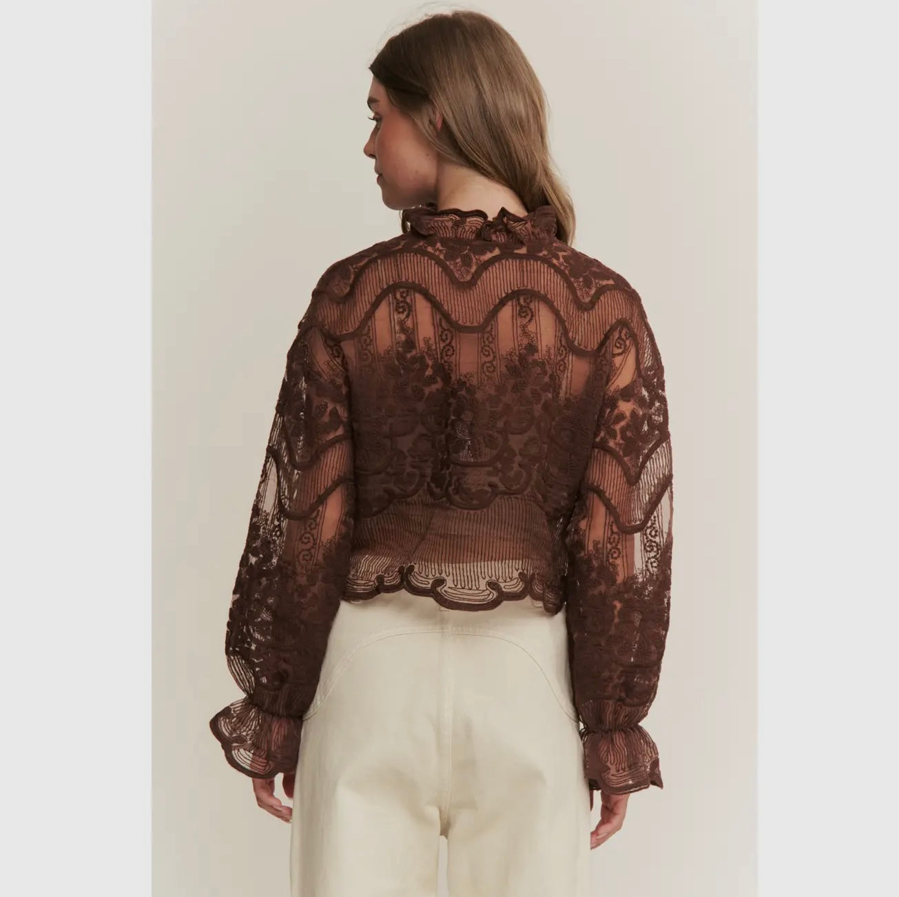 Chic Embroidery Top