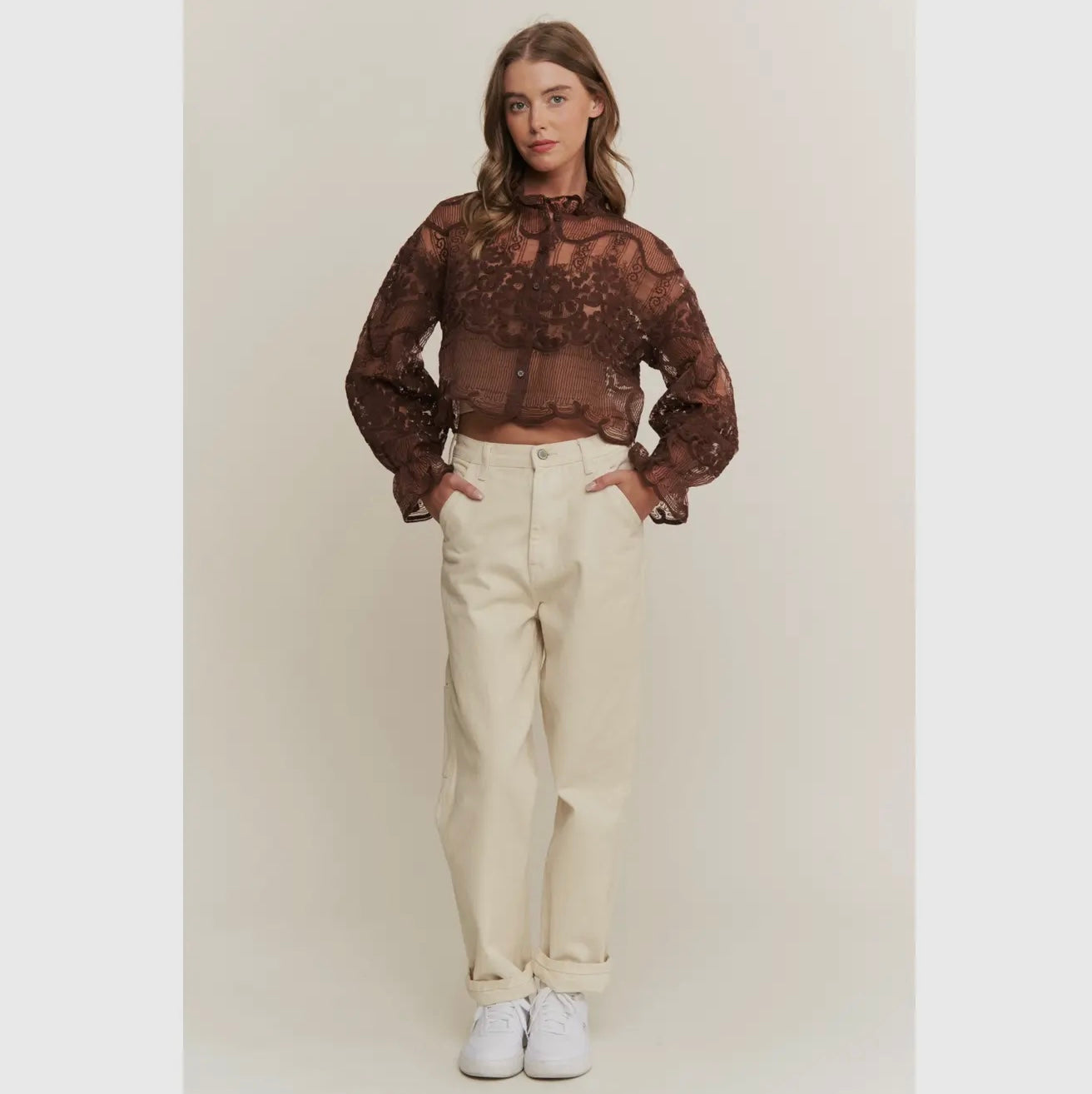 Chic Embroidery Top