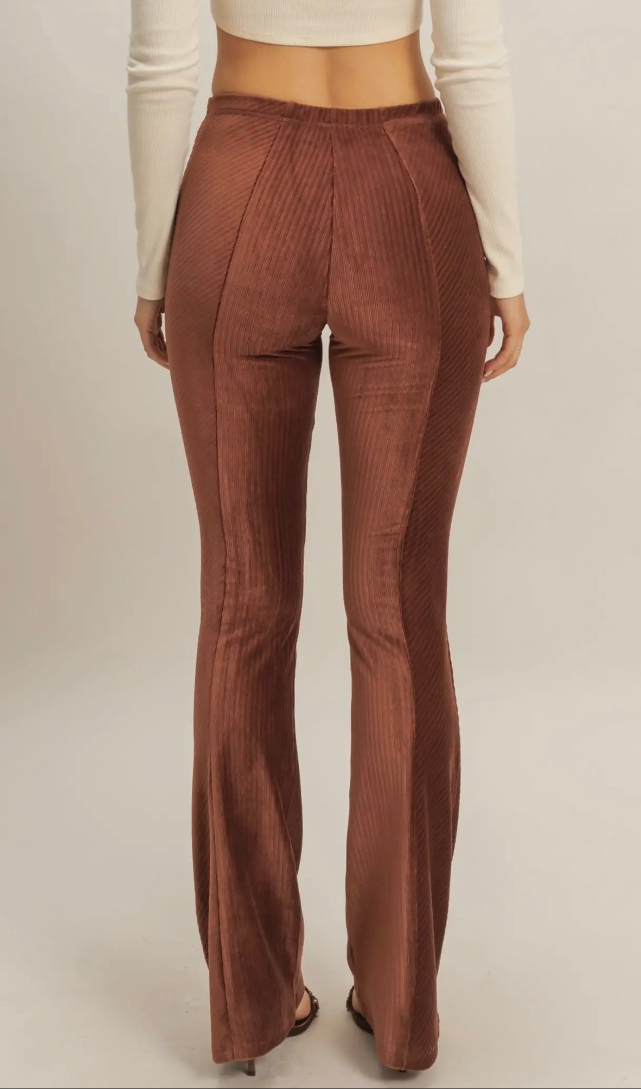 Striped Velour Pants