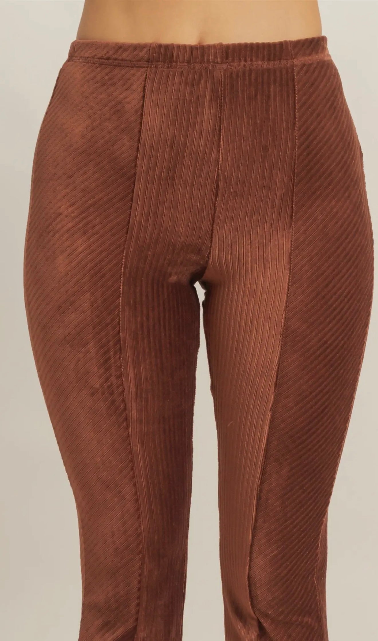 Striped Velour Pants