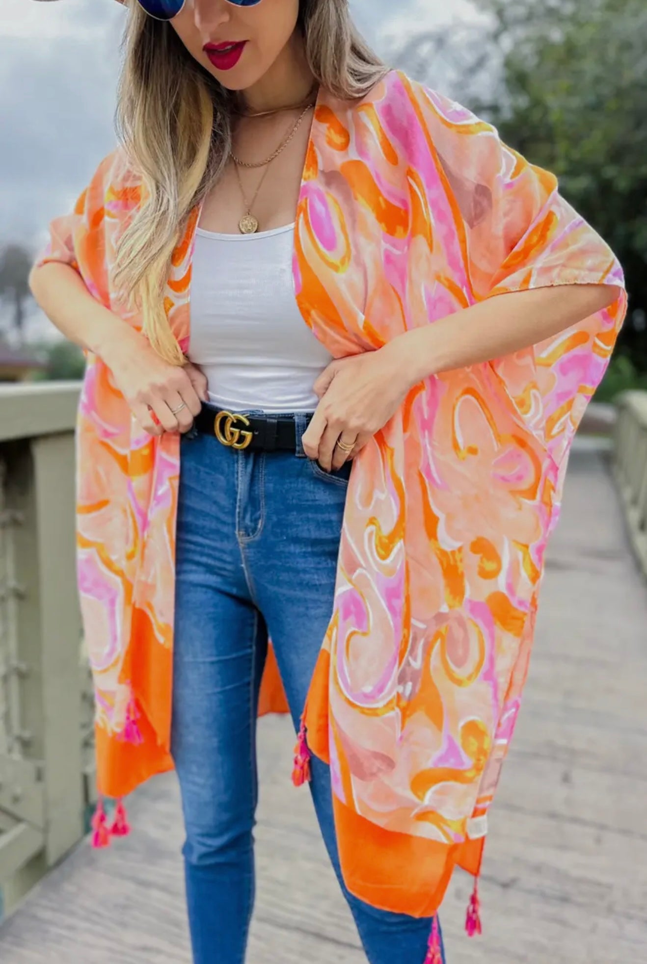 Printed Kimono