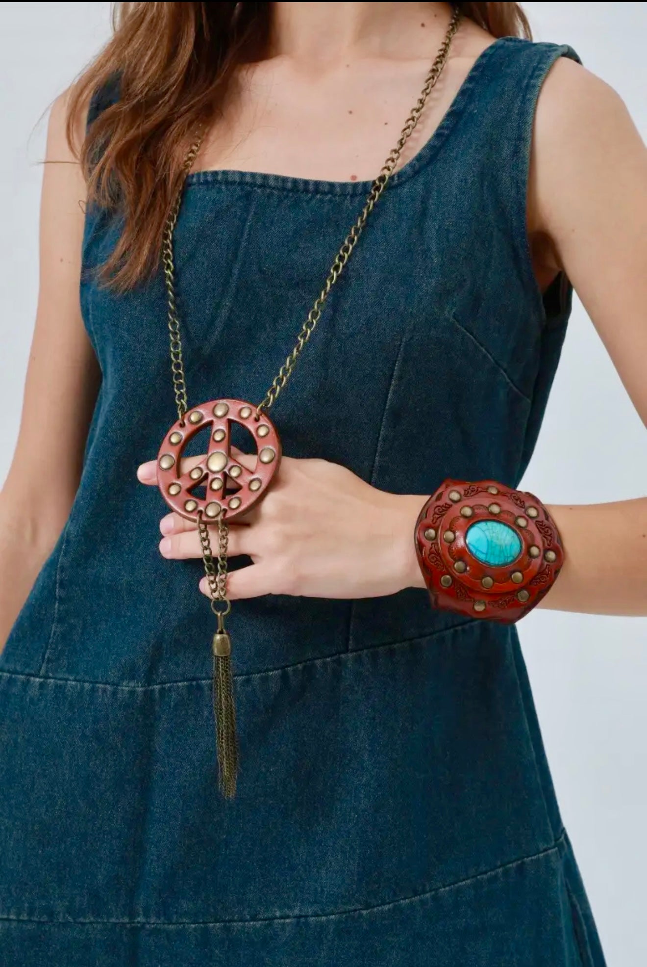 Leather Pendant  Necklaces- 2 options