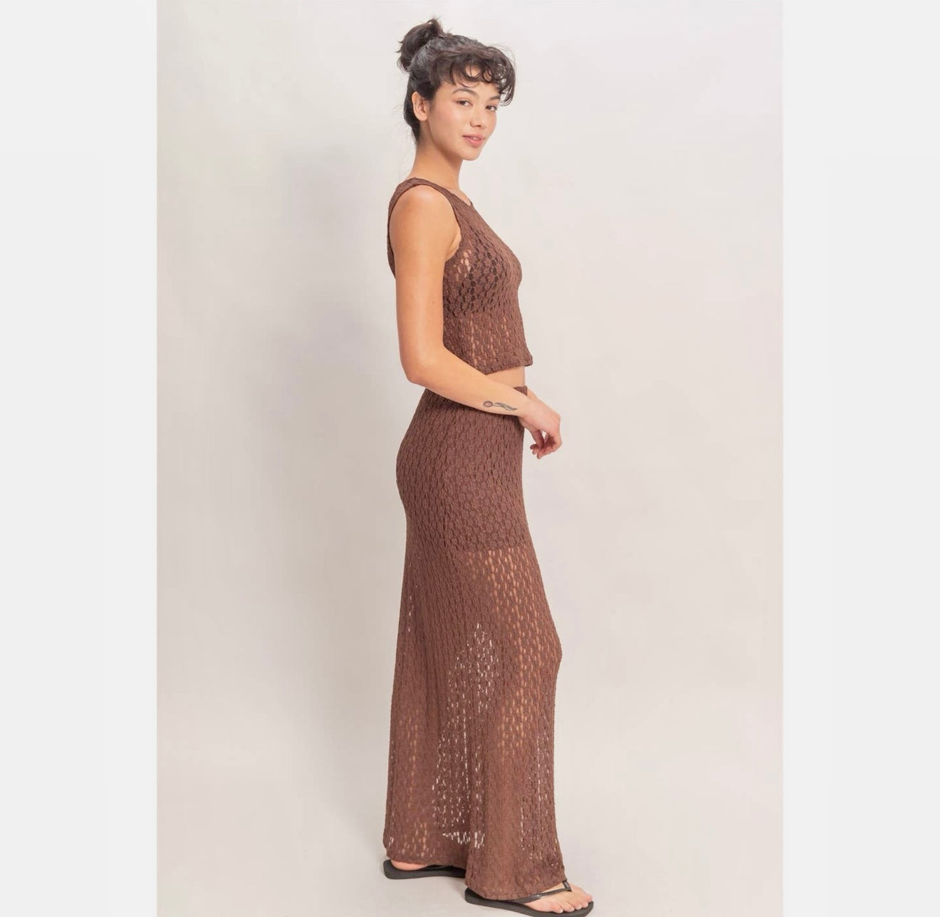 Lace Maxi Set