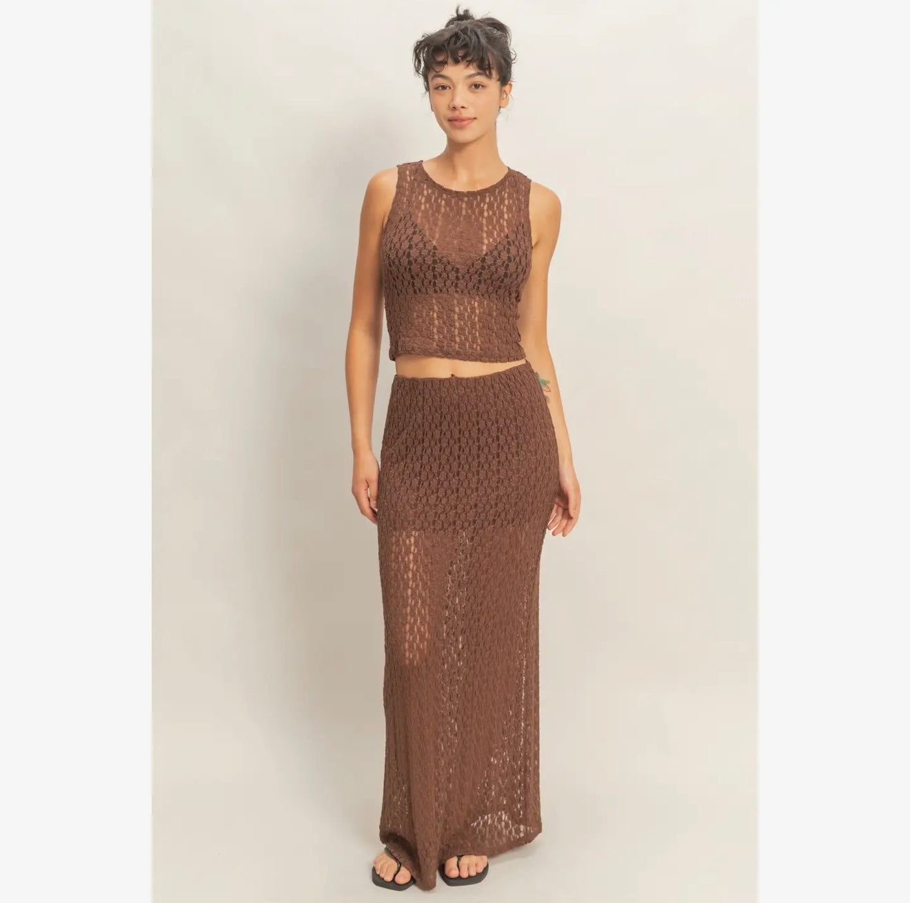 Lace Maxi Set