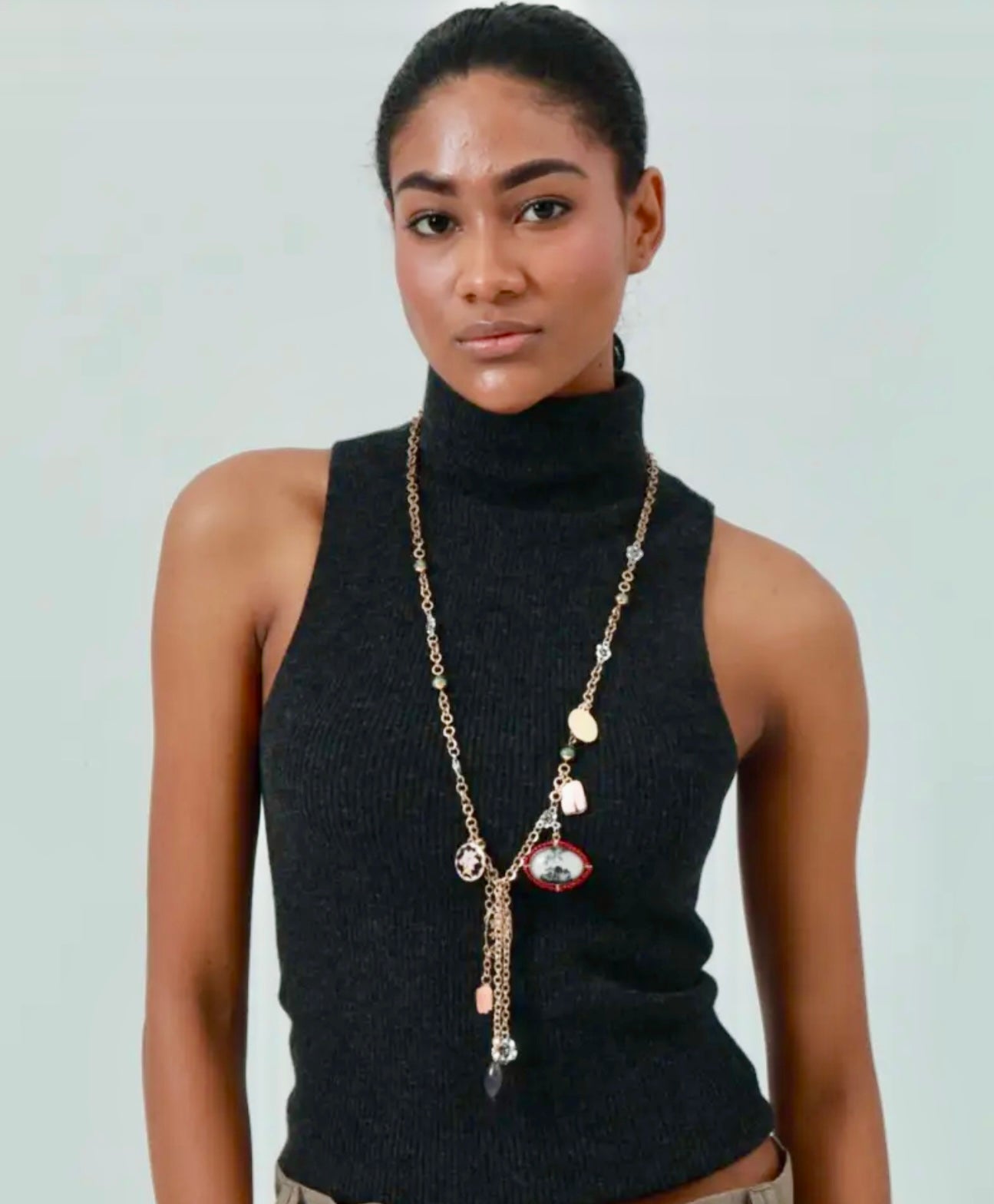 Retro Teardrop Necklace