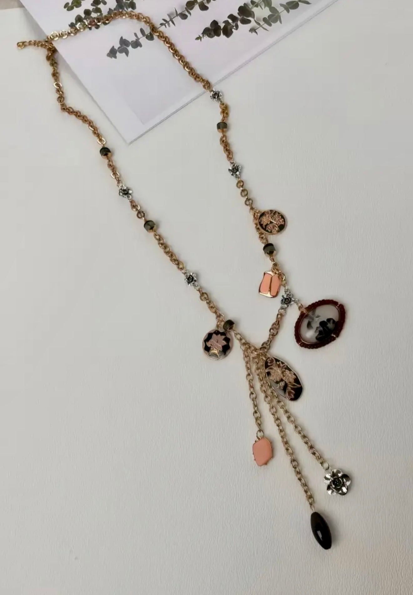 Retro Teardrop Necklace