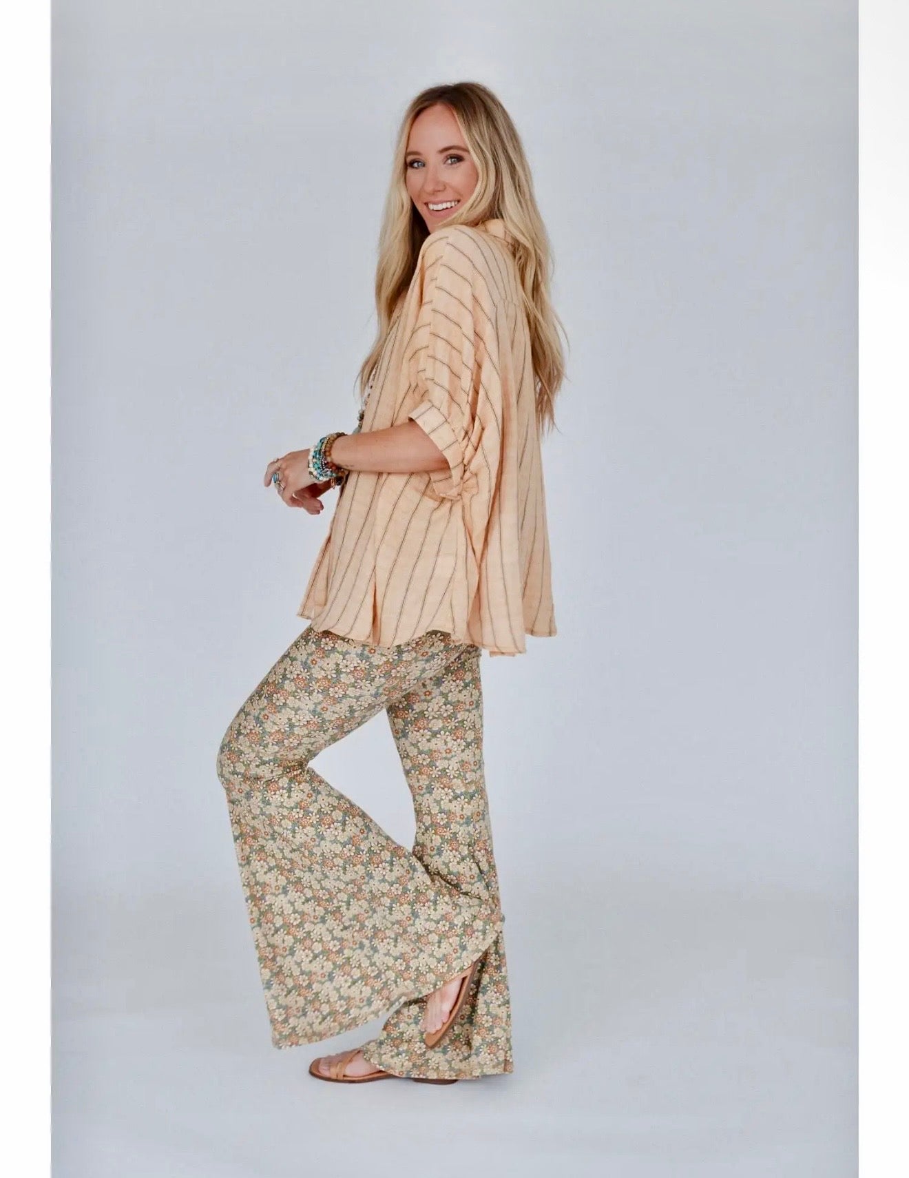 Dream in Flowers Flare Pants