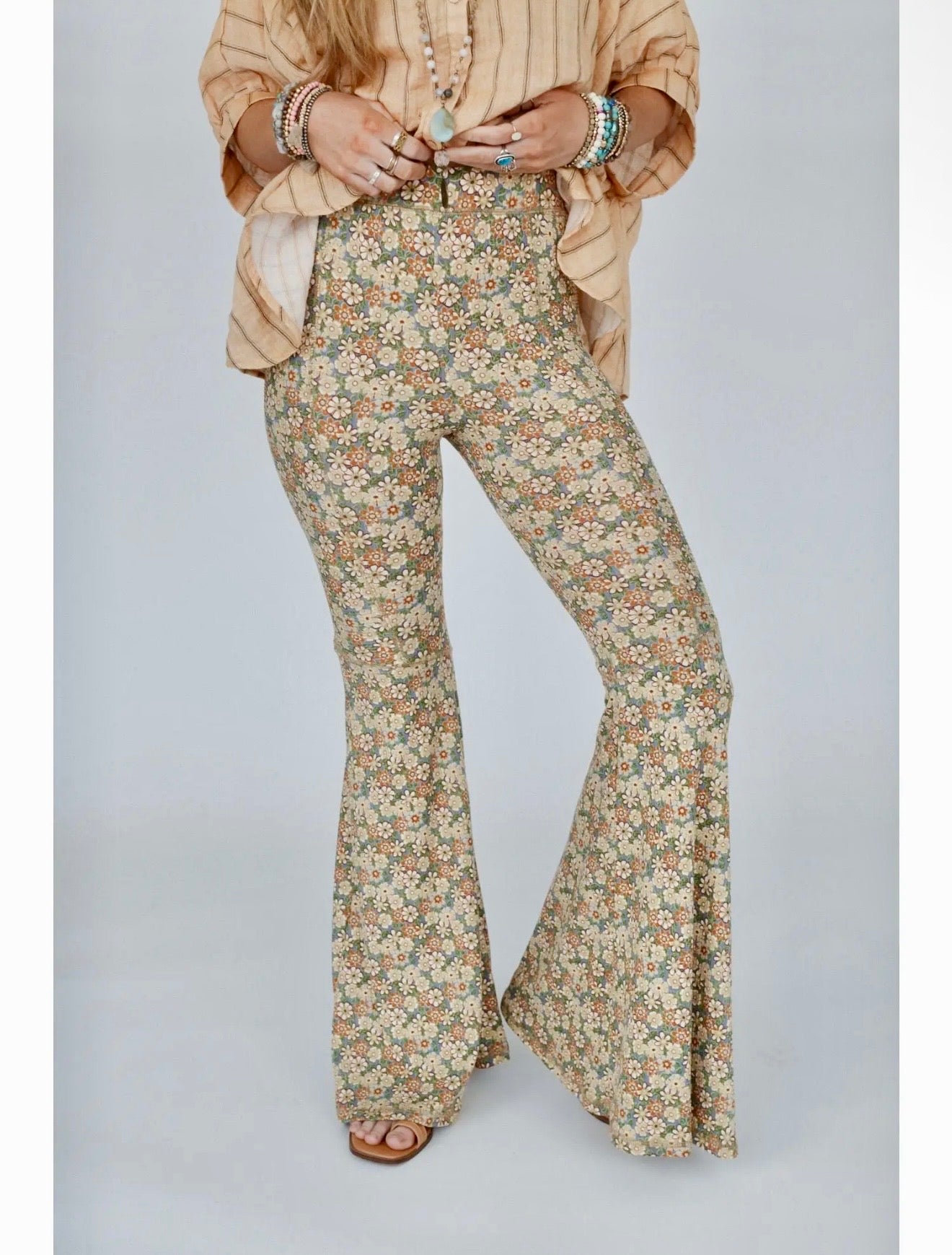 Dream in Flowers Flare Pants
