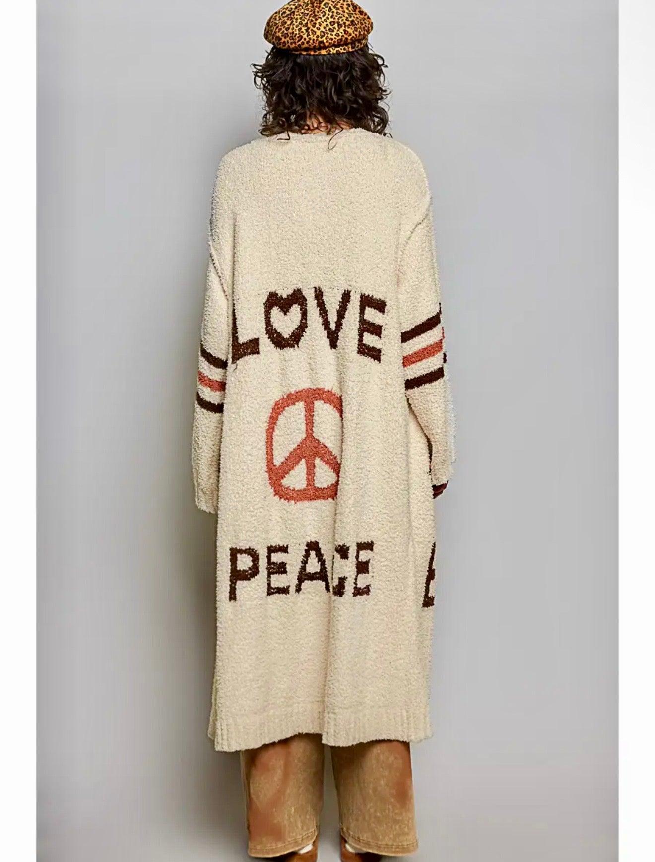 Love Letter Printed Cardigan