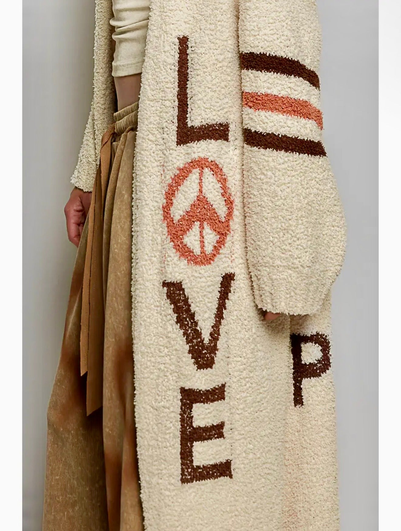 Love Letter Printed Cardigan