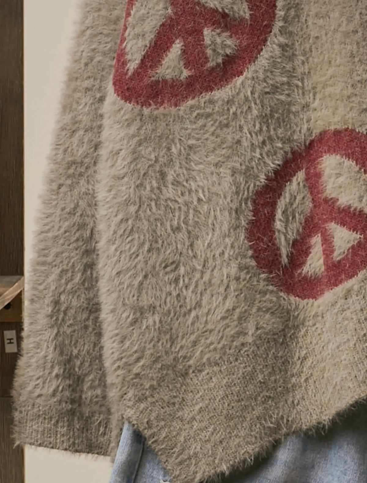 Vintage Peace Oversized Cardigan