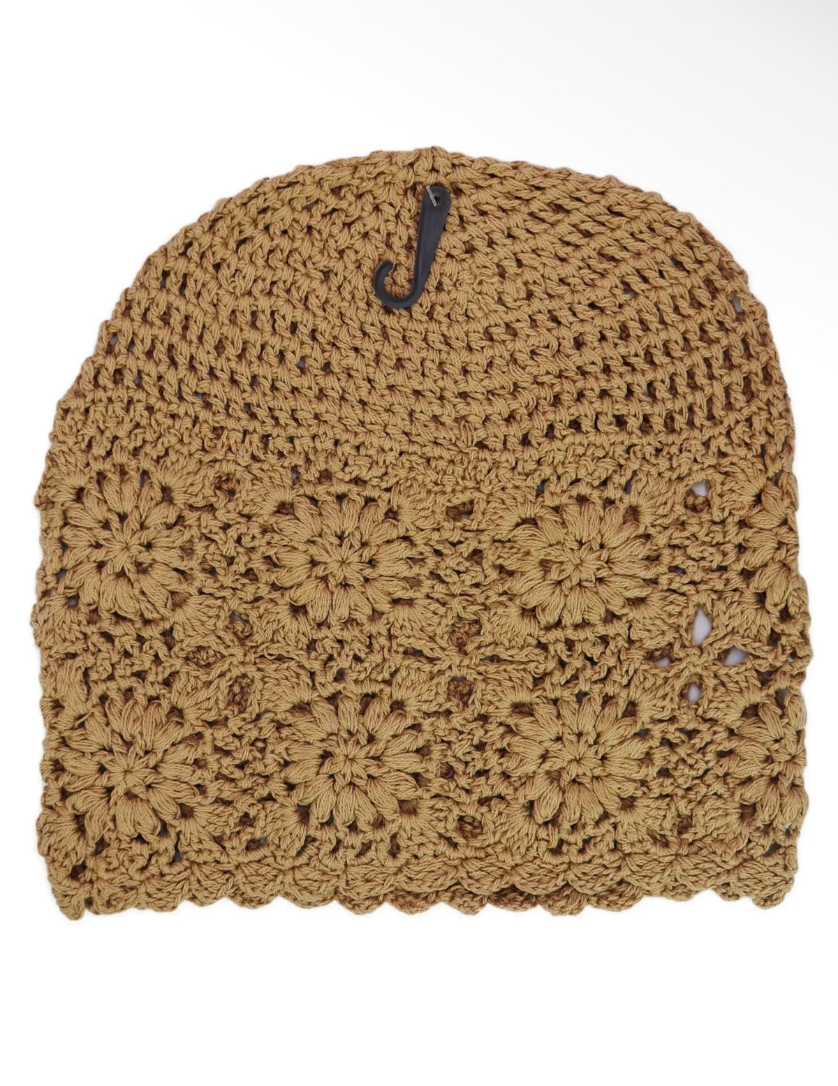 Crochet Floral Knit Sloughy Beanie-6 Colors