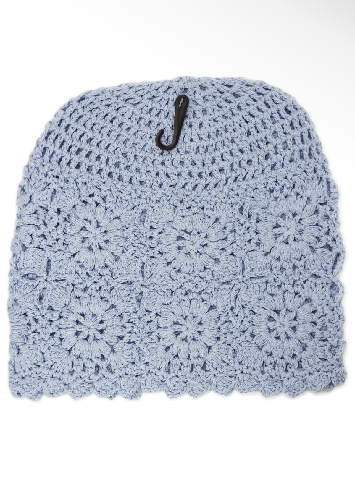 Crochet Floral Knit Sloughy Beanie-6 Colors