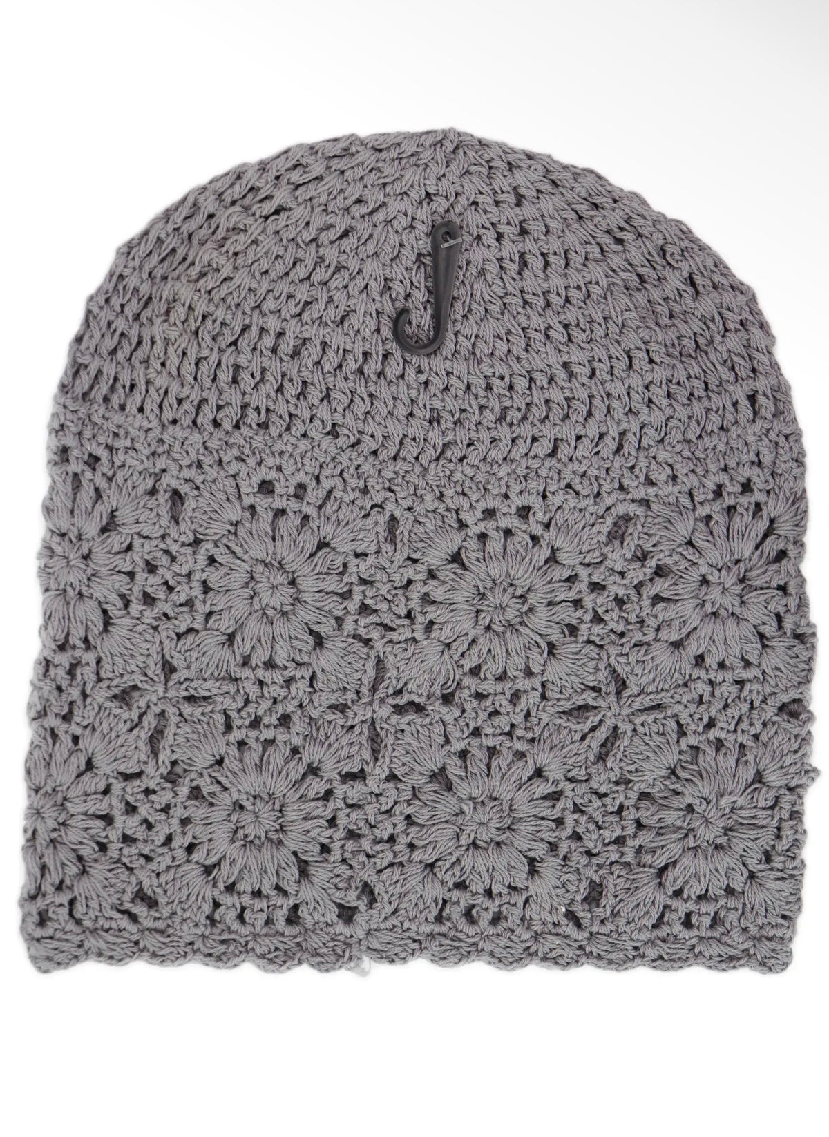 Crochet Floral Knit Sloughy Beanie-6 Colors