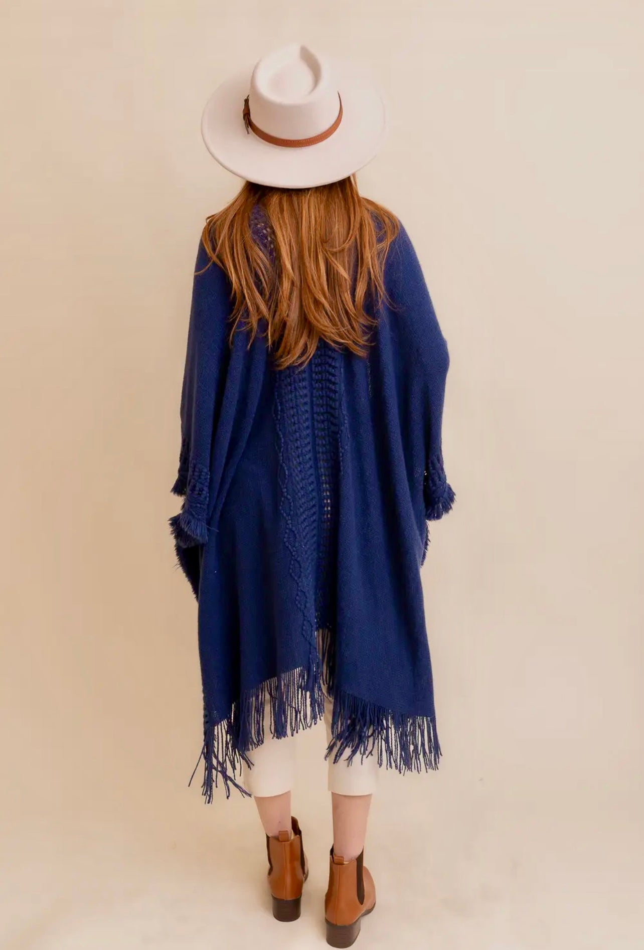 Open Front Bohemian Ruana
